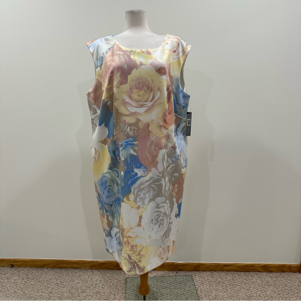 Tahari Floral Sheath Dress